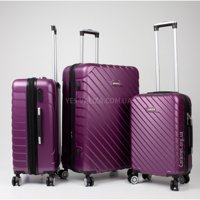 Валіза велика L фіолетова 78х50х32(+5)см/118л/4.4кг/Madisson 03403, фото 5