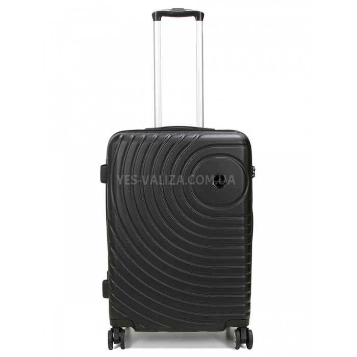 Чемодан Франция средний M чёрный 67x45x26см/65л/3.4кг/Madisson 93303, фото 2