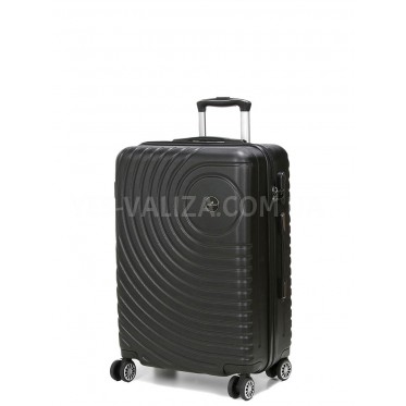 Чемодан Франция средний M чёрный 67x45x26см/65л/3.4кг/Madisson 93303