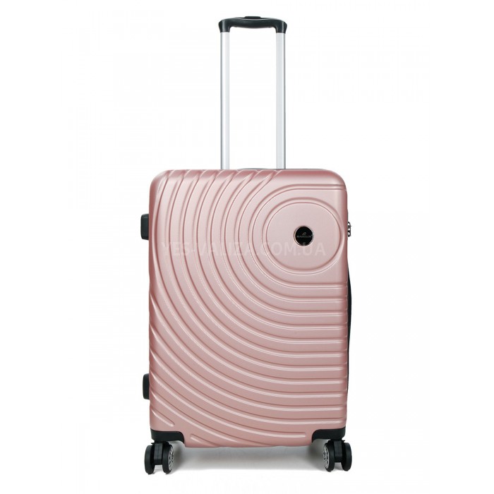 Чемодан Франция средний M розовый 67x45x26см/65л/3.4кг/Madisson 93303, фото 2