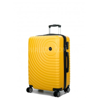 Чемодан Франция средний M жёлтый 67x45x26см/65л/3.4кг/Madisson 93303