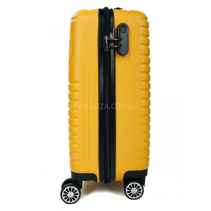 Валіза Франція ручна поклажа S жовта 56х39х23/42л/2.7кг/Madisson 93303, фото 4
