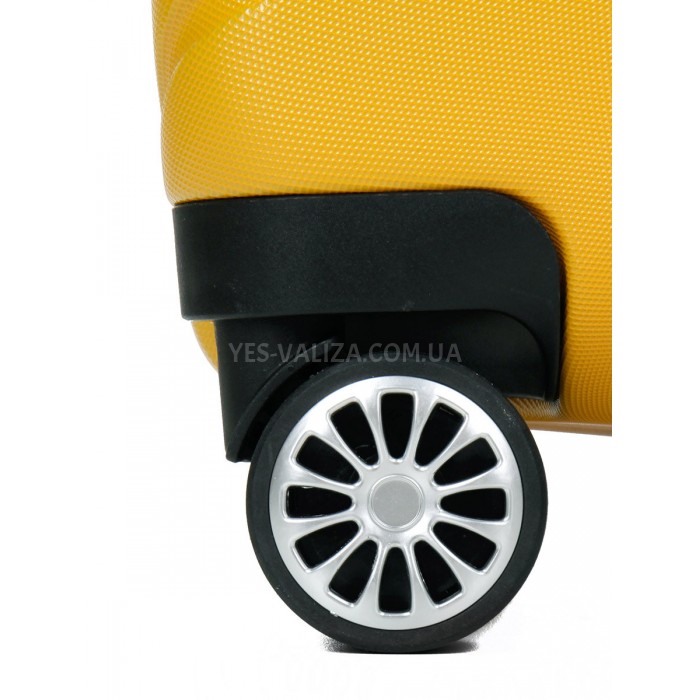 Валіза Франція ручна поклажа S жовта 56х39х23/42л/2.7кг/Madisson 93303, фото 9