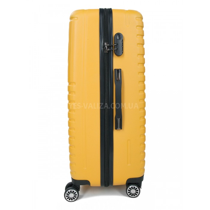 Валіза Франція велика L жовта 76x52x29см/95л/4.2кг/Madisson 93303, фото 4