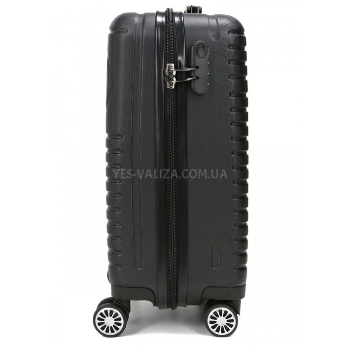 Чемодан Франция ручная кладь S чёрный 56х39х23/42л/2.7кг/Madisson93303, фото 4