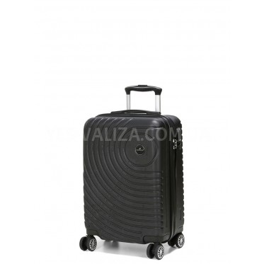 Валіза Франція ручна поклажа S чорна 56х39х23/42л/2.7кг/Madisson 93303