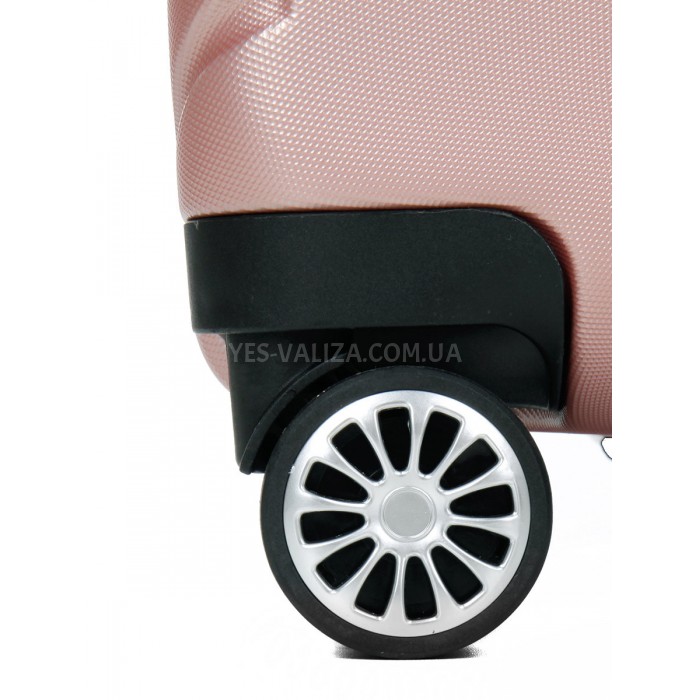 Валіза Франція ручна поклажа S пудра 56х39х23/42л/2.7кг/Madisson 93303, фото 9
