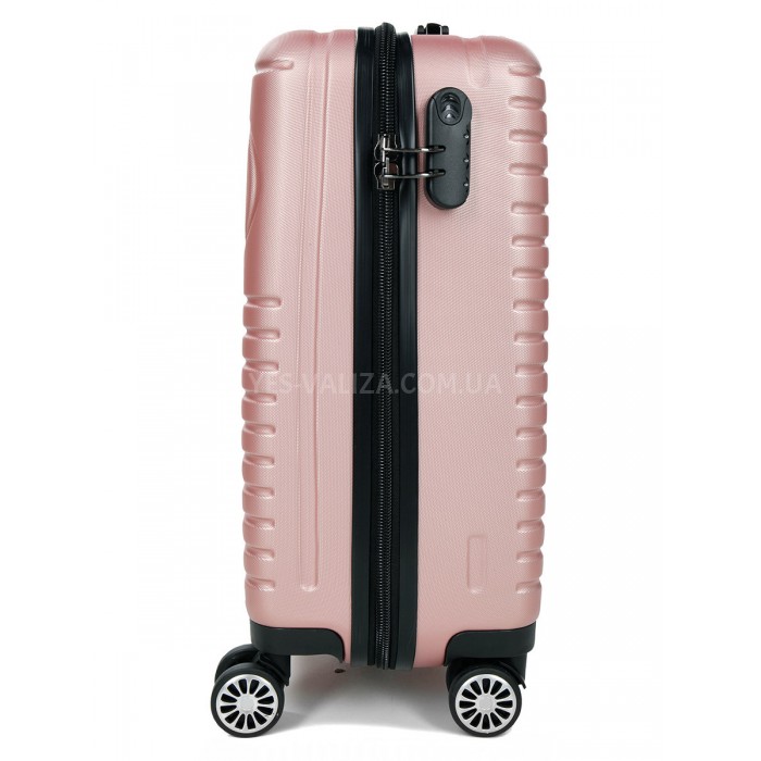 Чемодан Франция ручная кладь S пудра 56х39х23/42л/2.7кг/Madisson 93303, фото 4