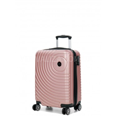 Чемодан Франция ручная кладь S пудра 56х39х23/42л/2.7кг/Madisson 93303