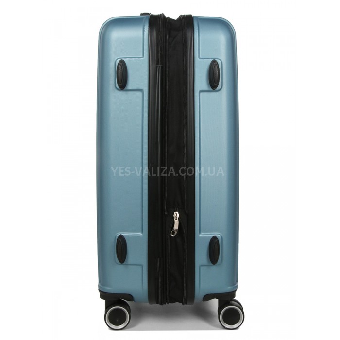 Чемодан Франция средний M голубой 66х42х26+5/74л/3.5кг/Worldline 623, фото 6