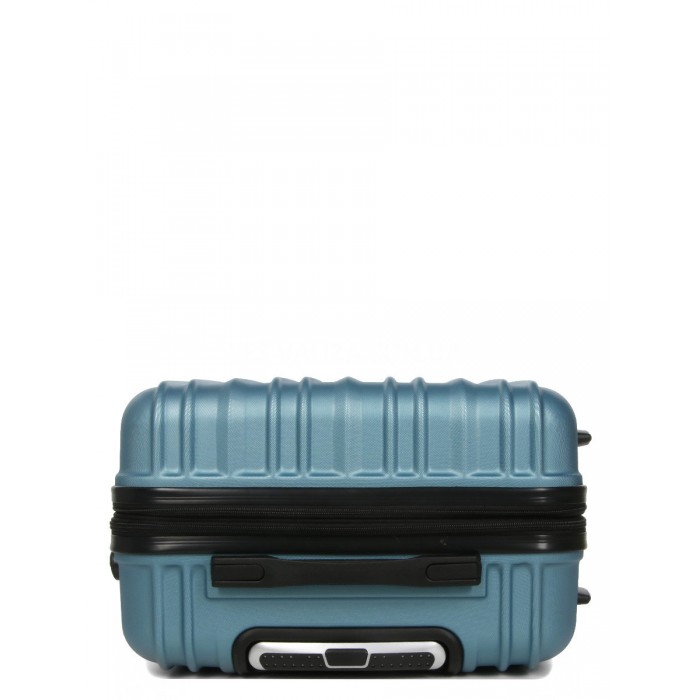 Валіза Франція середня M блакитний 66х42х26+5/74л/3.5кг/Worldline 623, фото 7