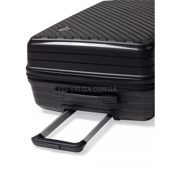 Валіза середня M поліпропілен чорна 66х46х26/67л/3.5кг/Snowball 20203, фото 9