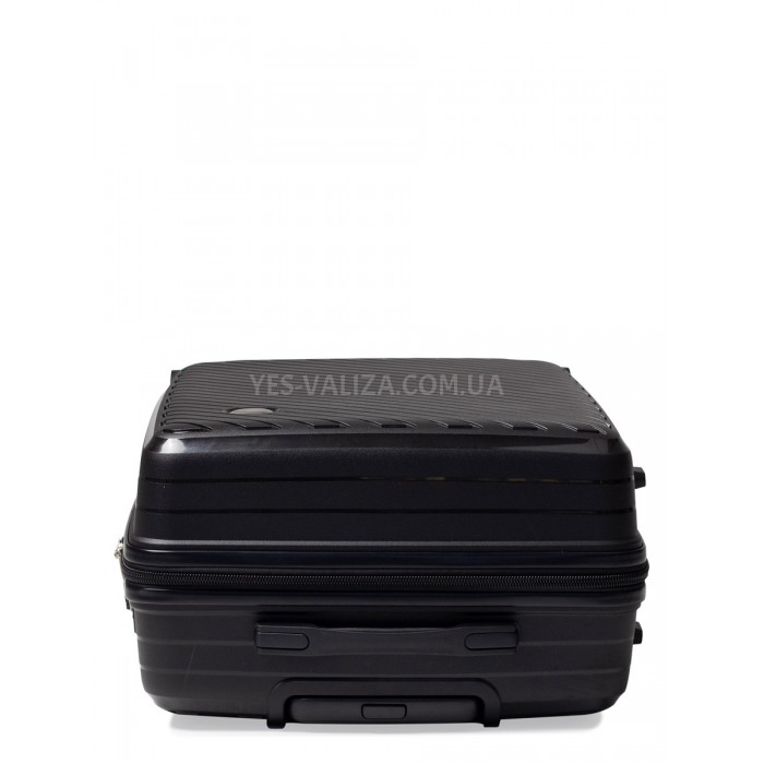 Валіза середня M поліпропілен чорна 66х46х26/67л/3.5кг/Snowball 20203, фото 7
