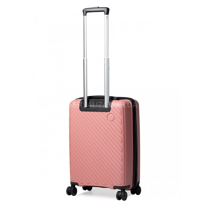 Валіза ручна поклажа S поліпропілен пудра 55х36х20/35л/2.7кг/Snowball, фото 3