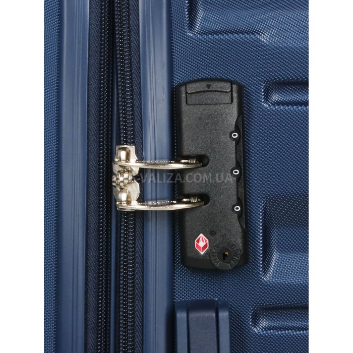 Чемодан Франция средний M синий 66х43х26(+5)см/75л/3.7кг/Worldline 628, фото 8