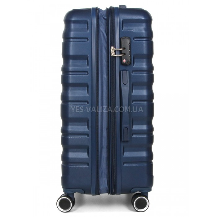 Валіза Франція середня M синя 66х43х26(+5)см/75л/3.7кг/Worldline 628, фото 4