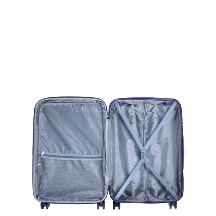 Валіза Франція середня M синя 66х43х26(+5)см/75л/3.7кг/Worldline 628, фото 10