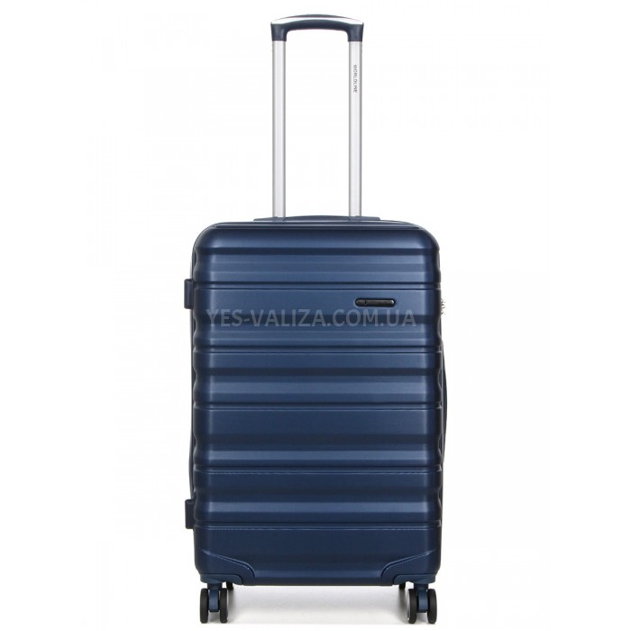 Валіза Франція середня M синя 66х43х26(+5)см/75л/3.7кг/Worldline 628, фото 1