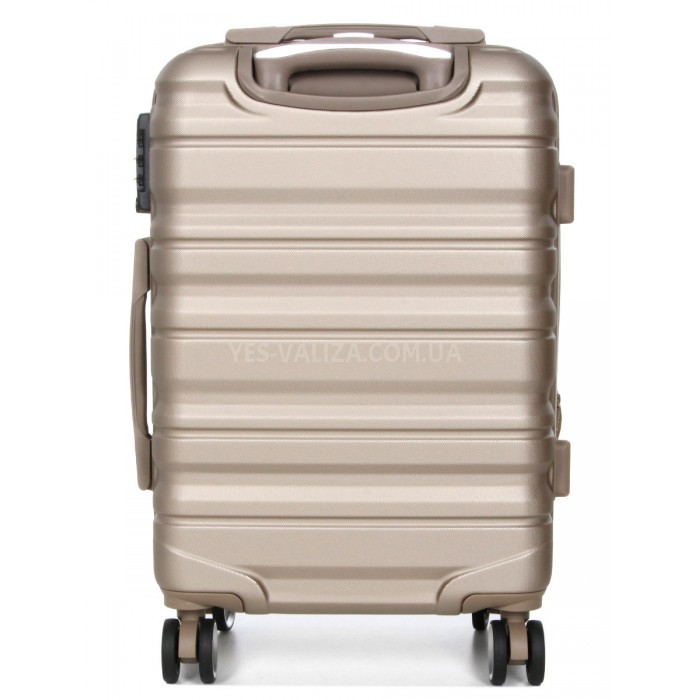Валіза ручна поклажа S шампань 55х35х20(+5)см/42л/2.8кг/Worldline 628, фото 3