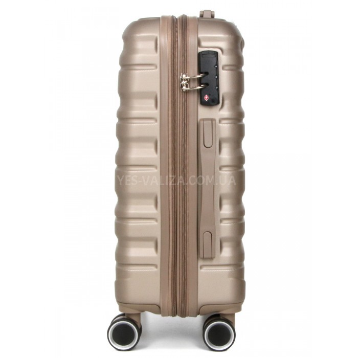 Валіза ручна поклажа S шампань 55х35х20(+5)см/42л/2.8кг/Worldline 628, фото 4