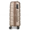 Чемодан ручная кладь S шампань 55х35х20(+5)см/42л/2.8кг/Worldline 628, фото 14