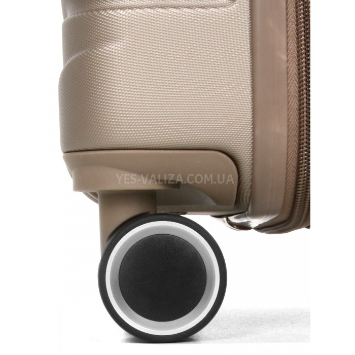 Чемодан ручная кладь S шампань 55х35х20(+5)см/42л/2.8кг/Worldline 628, фото 9