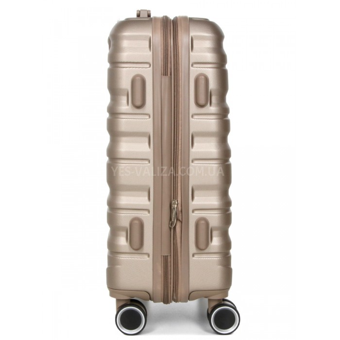 Чемодан ручная кладь S шампань 55х35х20(+5)см/42л/2.8кг/Worldline 628, фото 5