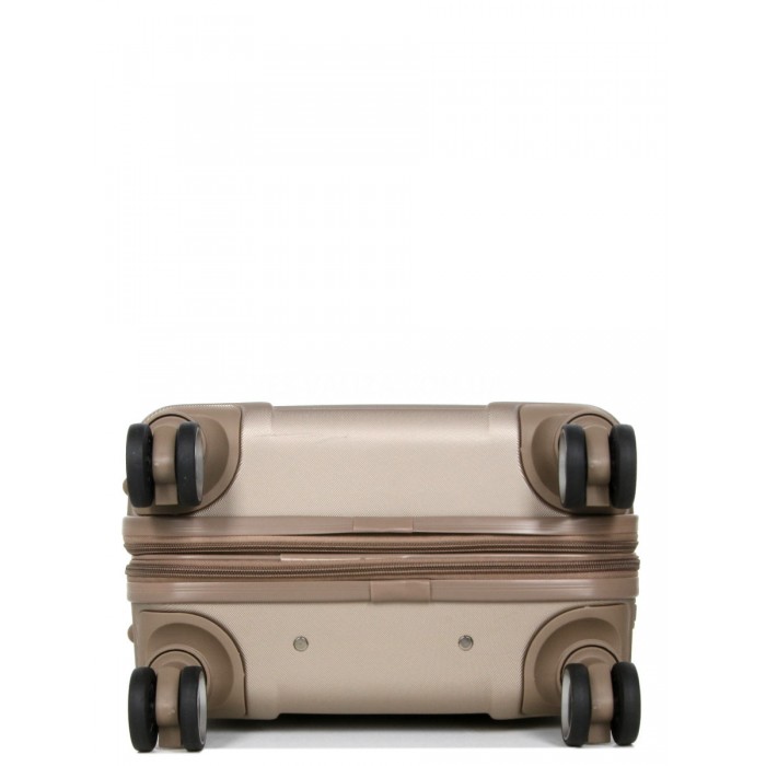 Чемодан ручная кладь S шампань 55х35х20(+5)см/42л/2.8кг/Worldline 628, фото 7