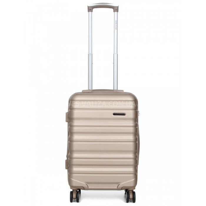 Чемодан ручная кладь S шампань 55х35х20(+5)см/42л/2.8кг/Worldline 628, фото 1