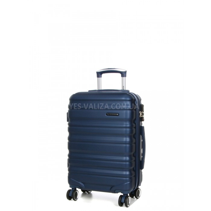 Чемодан ручная кладь S синий 55х35х20(+5)см/42л/2.8кг/Worldline 628, фото 2