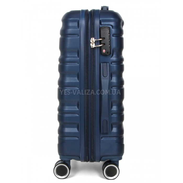 Чемодан ручная кладь S синий 55х35х20(+5)см/42л/2.8кг/Worldline 628, фото 4