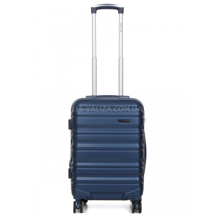 Чемодан ручная кладь S синий 55х35х20(+5)см/42л/2.8кг/Worldline 628, фото 1