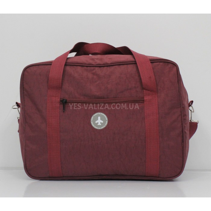 Сумка(ручная кладь) Польша бордовая 40х30х20см/24л/0.5кг/Fly 0234, фото 2