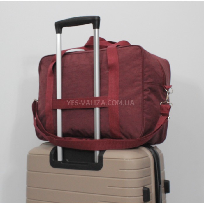 Сумка(ручная кладь) Польша бордовая 40х30х20см/24л/0.5кг/Fly 0234, фото 5