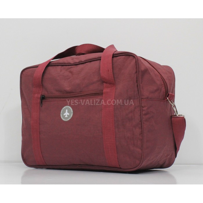 Сумка(ручная кладь) Польша бордовая 40х30х20см/24л/0.5кг/Fly 0234, фото 3