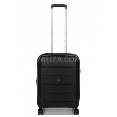 Чемодан Airtex ручная кладь полипропилен чёрный 55х38х22(+5)см/50л/3.2