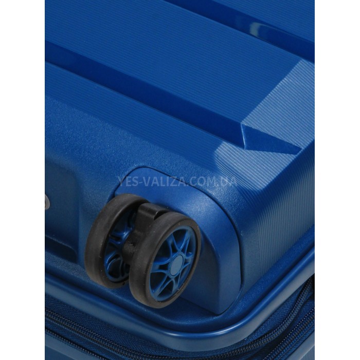 Валіза Airtex ручна поклажа поліпропілен синя 55х38х22(+5)см/50л/3.2кг, фото 9
