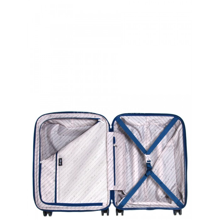 Валіза Airtex ручна поклажа поліпропілен синя 55х38х22(+5)см/50л/3.2кг, фото 10