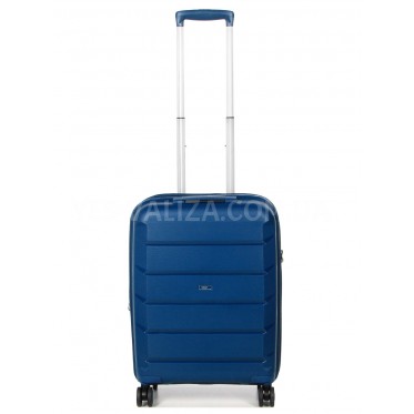 Валіза Airtex ручна поклажа поліпропілен синя 55х38х22(+5)см/50л/3.2кг