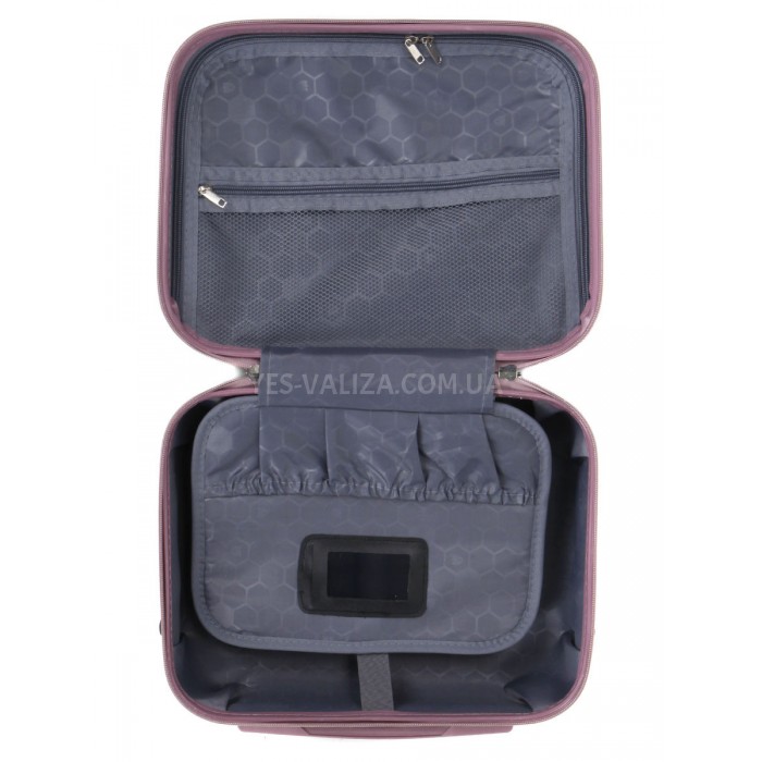 Кейс(ручна поклажа) Франція рожевий 34х28х18см/15л/1кг/Worldline 628, фото 9