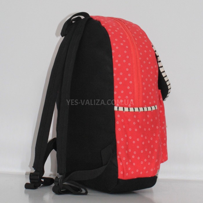 Рюкзак (ручна поклажа) тканина червоний 40x30x20см/24л/0.5кг/Fly 777, фото 3