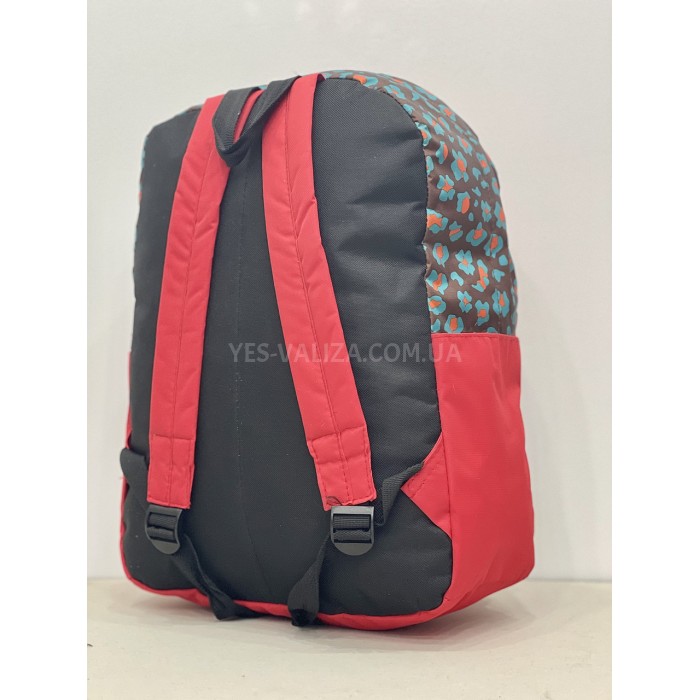 Рюкзак (ручная кладь) ткань красный 40x30x20см/24л/0.5кг/Fly 777, фото 4