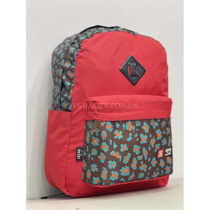 Рюкзак (ручна поклажа) тканина червоний 40x30x20см/24л/0.5кг/Fly 777, фото 3