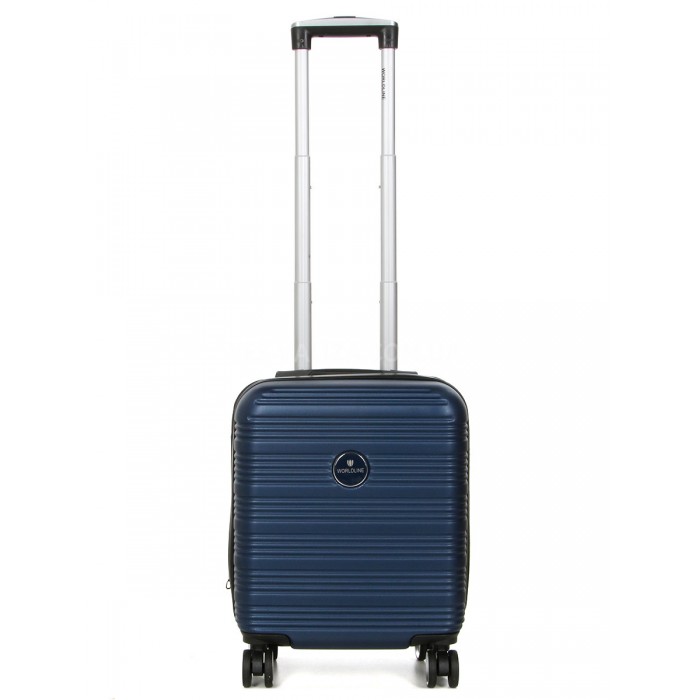 Валіза ручна поклажа XS синя 45х35х20(+5)см/30л/2.5кг/Worldline 805, фото 1