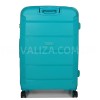 Чемодан Airtex большой L полипропилен бирюза 79х52х30(+5)см/131л/5кг, фото 12