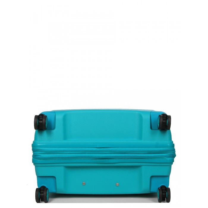 Валіза Airtex велика L поліпропілен бірюза 79х52х30(+5)см/131л/5кг, фото 5
