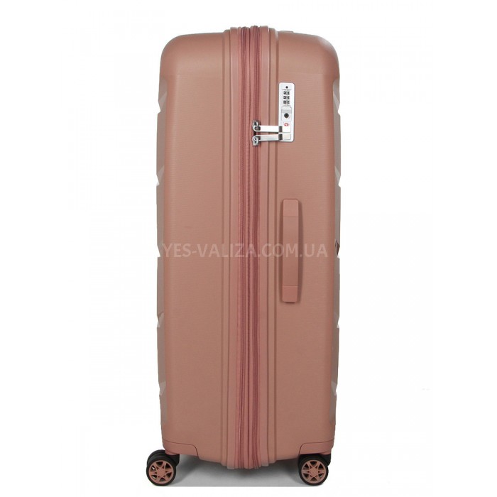 Чемодан Airtex большой L полипропилен пудра 79х52х30(+5)см/131л/5кг, фото 4