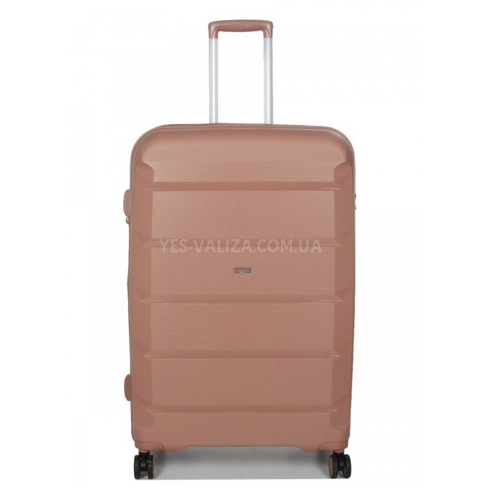 Валіза Airtex велика L поліпропілен пудра 79х52х30(+5)см/131л/5кг, фото 1