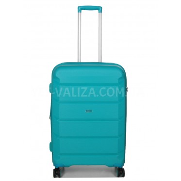 Валіза Airtex середня M поліпропілен бірюза 67х47х26(+5)см/87л/4.1кг