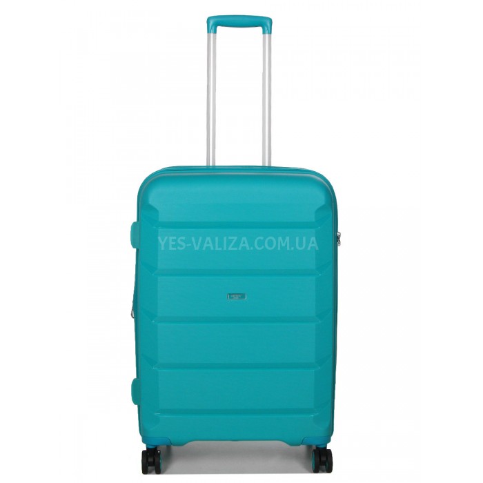 Валіза Airtex середня M поліпропілен бірюза 67х47х26(+5)см/87л/4.1кг, фото 1